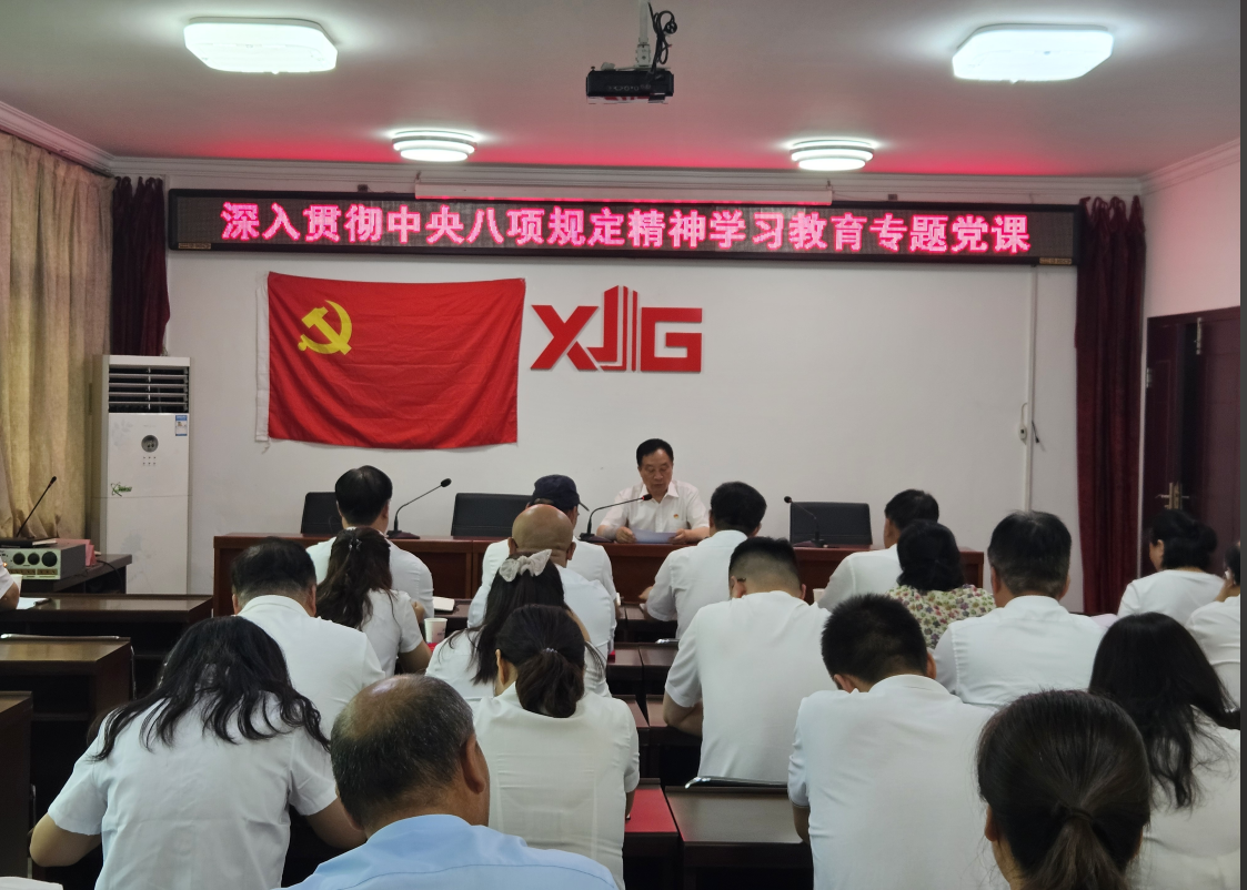 咸陽建工開展“兩優(yōu)一先”表彰暨學(xué)習(xí)教育專題黨課活動